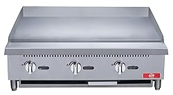 Commercial Countertop Griddle, ETL 36" Flat Top