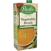 Pacific Foods Organic Vegetable Broth, Low Sodium, 32oz