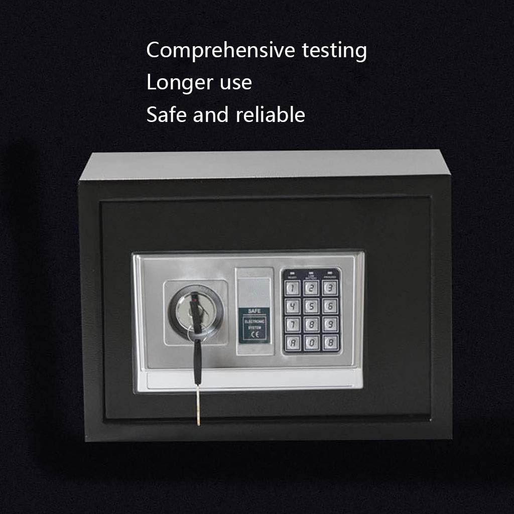 Mgo Safety Safe Digital Safe Electronic Steel Belt Keyboard Fireproof Password Lock Box Can Be Used for Home Office Hotel: Home & Kitchen