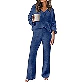 RUMIA Lounge Sets for Women 2026 Vacation Matching Track Suits Sweater Fall Outfits (S-2XL)
