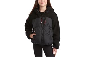 CANADA WEATHER GEAR Girls' Jacket - Sherpa Lined Puffer Coat with Hood (Size: 4-16)