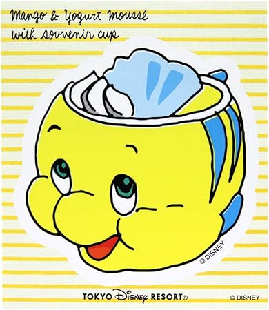 Amazon パーク フード 柄 ステッカー フランダー リトルマーメイド ディズニー シール 可愛い かわいい 文房具 リゾート限定 グッズ お土産 シール ステッカー おもちゃ