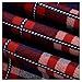 MISSMAY Women's Vintage Retro Plaid Patchwork A-line Cocktail Party Dress Navy Blue