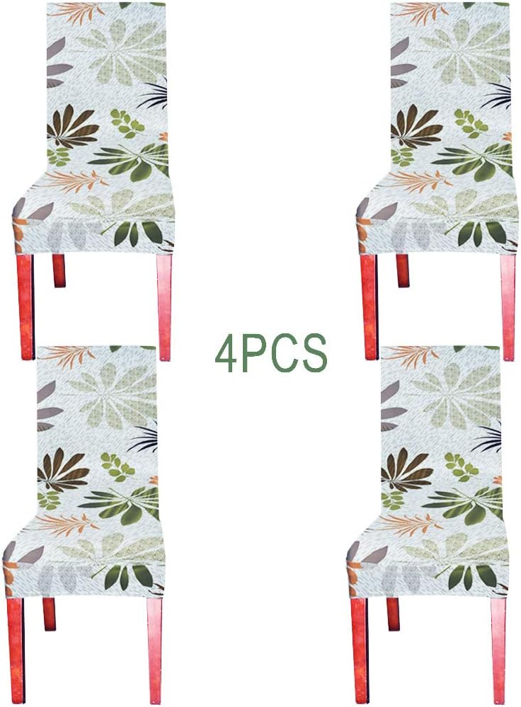 Best stretch removable washable short dining chair protector cover slipcover