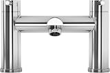 Aqualisa Midas CB.DBF.19 Deck Mounted Bath Filler Taps Chrome Brass view 3