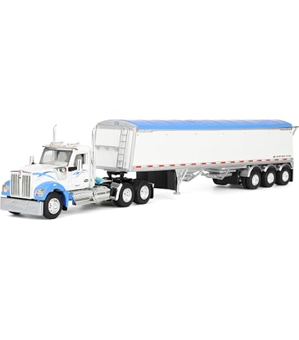 First Gear DCP 1/64 Kenworth W990 Day Cab with Walker Milk Food
