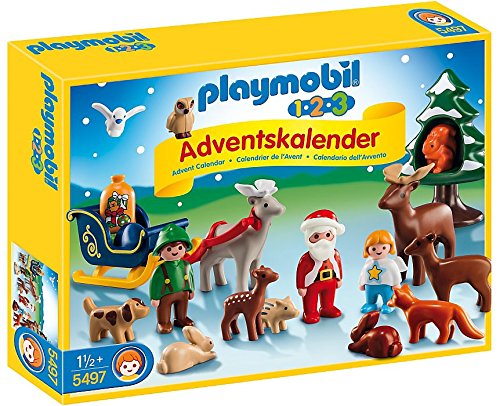 PLAYMOBIL 1.2.3 Advent Calendar "Christmas in the Forest" Set