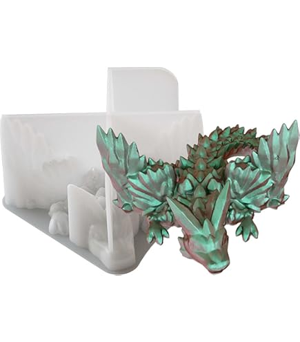 Cake Tin Dragon Silicone Moulds For Resin, Dragon Egg Shaped Silicone Mold For Baking, Fondant Cake Decorating, Candle Making, Epoxy Resin Casting Home... Silicone Dragon Mold