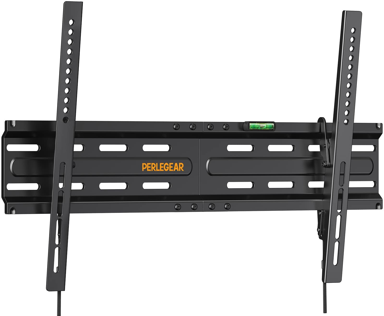 Perlegear TV Wall Bracket for Most 37–82 inch LCD LED OLED Flat Curved TVs up to 45kg, Low Profile Tilt Wall Brackets, Ultra Slim Heavy-Duty TV Wall Mount with Max VESA 600x400mm, PGLT4