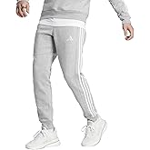 adidas Men's Essentials Fleece Tapered Cuffed 3-Stripes Pants