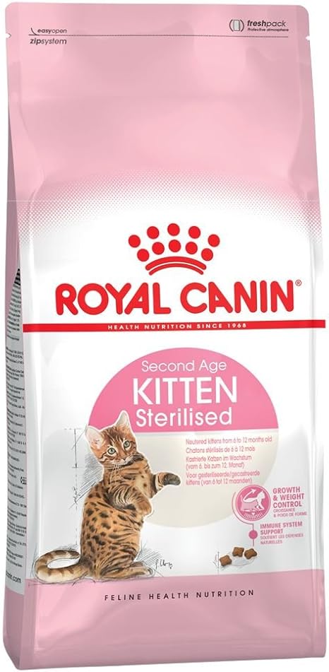 Maltby S Royal Canin Lot De 2 Sachets De Nourriture Sterilisee Pour Chat 400 G Amazon Fr Animalerie