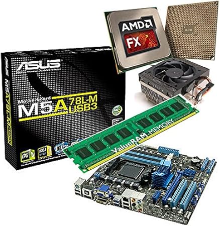 Asus M5 8l M Usb3 Am3 Amd Fx 6300 8gb Desktop Pc Amazon De Computers Accessories