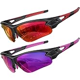 SKYOLUY Attractive Bifocal Reading Sunglasses for Women, Durable TR90 Semi Rimless Wrap Around Design Sun Readers, UV400 Near-Far Sun Glass Built in Outdoor Sports/Driving/Finshing, +2.5