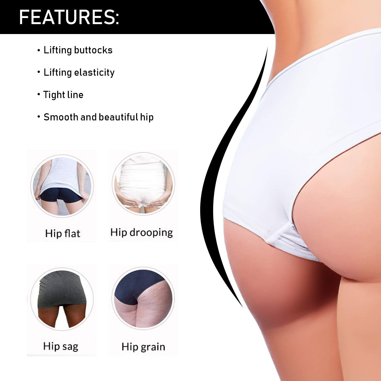 Hip Lift Up Cream Butt Enhancement Cream, Hip up Cream Bigger Buttock Firm Massage Cream for Women Latorice : Beauty