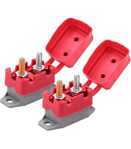 Boat Cover 30A AMP 12V Circuit Breaker Dual Battery Fuse