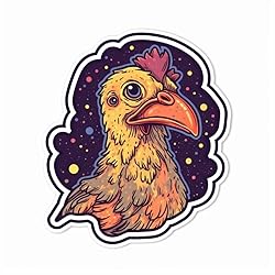 Yoonek Graphics Chicken Vinyl Decal Sticker for