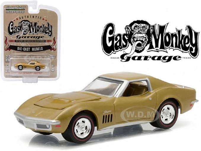 Amazon Greenlight 1969 フォード マスタング ボス 429 ブラック ガス モンキー ガレージ 1 64 おもちゃ おもちゃ