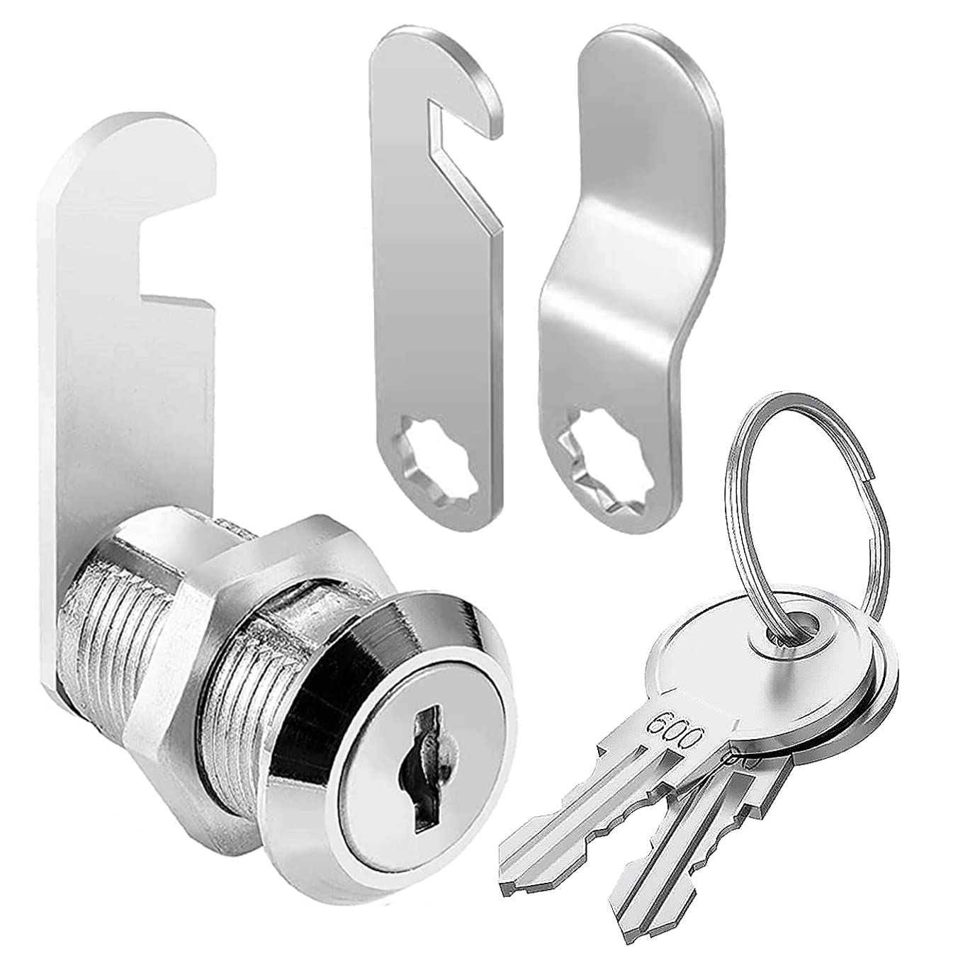 Litensh 25mm Mailbox Letterbox Cabinet Cam Lock with Key Alike, Postbox Toolbox Locks Drawers Dresser Cupboard Door Furniture Locker Lock