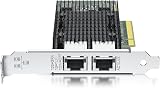 10Gtek 10Gb PCI-E NIC Dual Copper RJ45 Intel X540 Controller Network LAN Adapter view 6