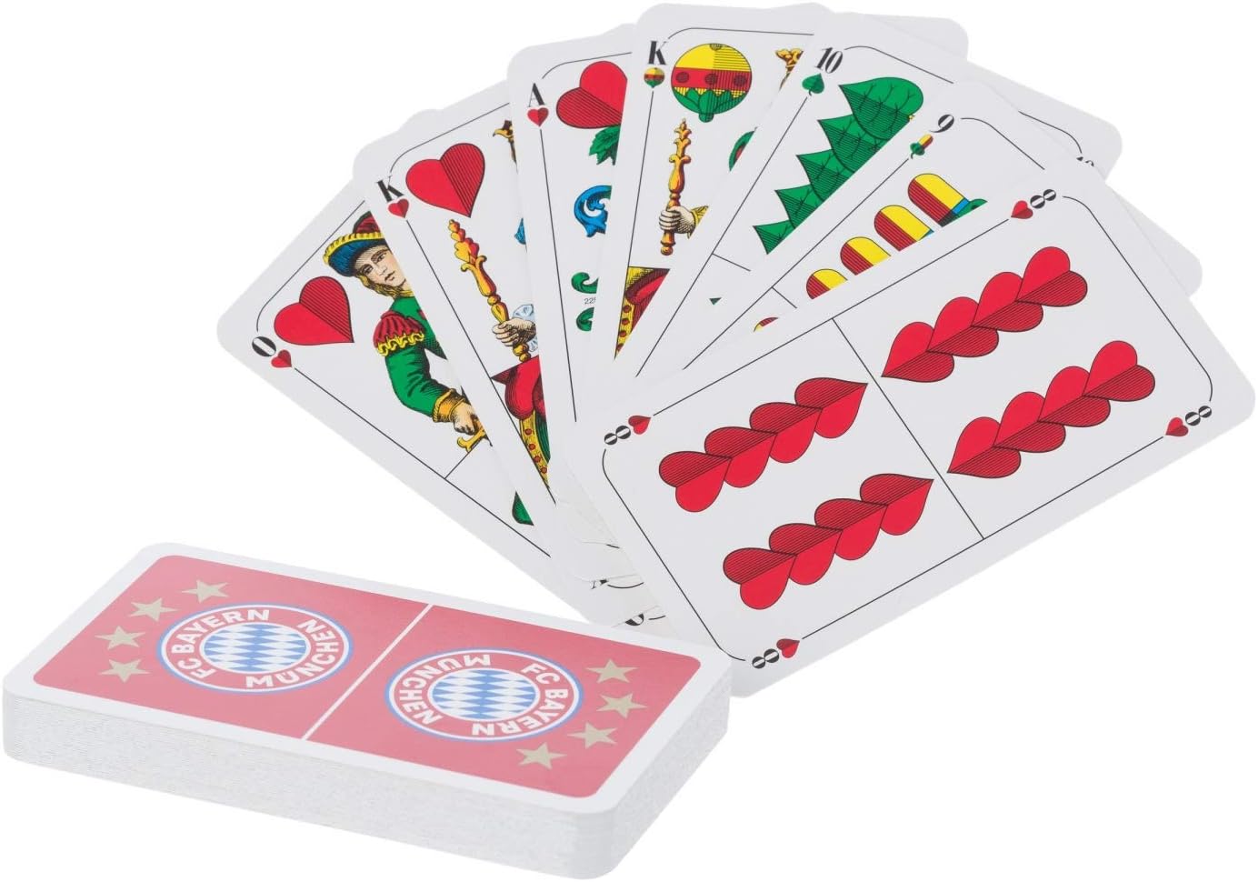 Fc Bayern Munich Playing Cards Sheep Head Game Cards Fcb Plus Bookmark I Love Munich Amazon Co Uk Sports Outdoors