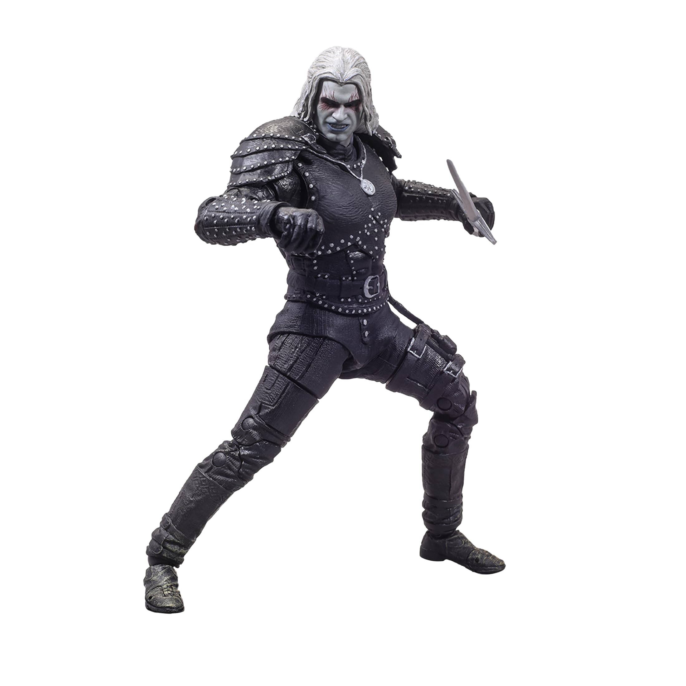 McFarlane TM13807 7 Inch Wave 2 Collectible Figure-Geralt of Rivia Witcher Mode (Season 2 Netflix), Multicolor