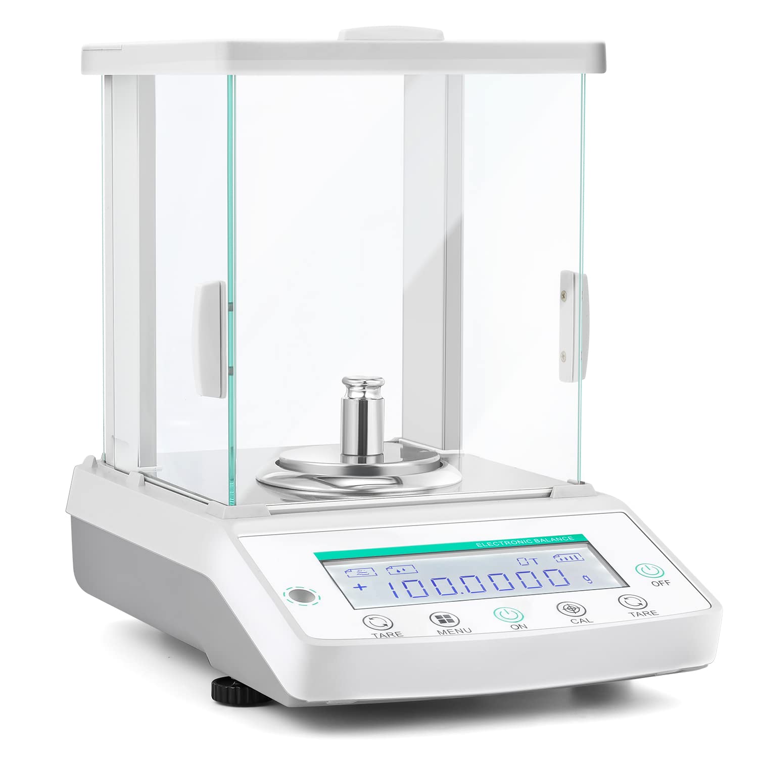Bonvoisin Analytical Balance 300gx0.1mg Precision Lab Scale 0.0001g Digital Scale Laboratory Electronic Balance Analytical Scale Scientific Scale LCD Display with Windshield (300g, 0.1mg)