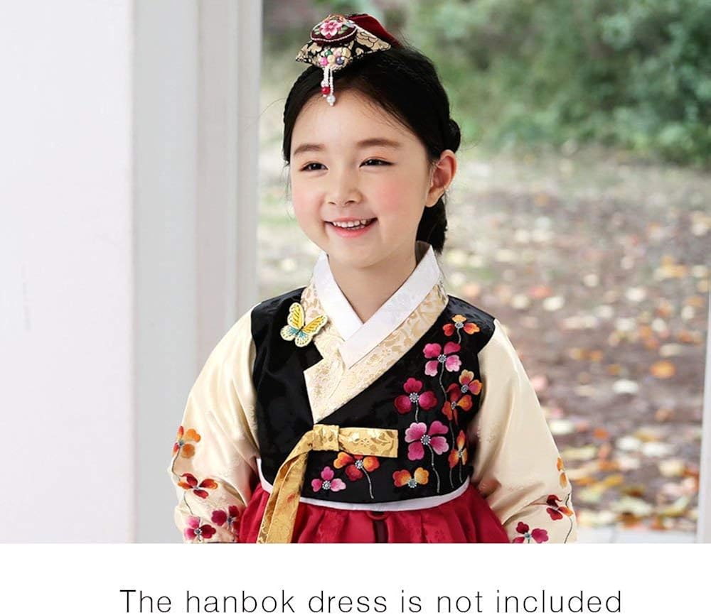 Amazon Com Korea Hanbok Girl Hair Accessory Traditional Baby