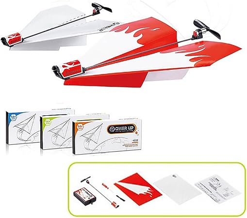 Amazon 電動紙飛行機 パワーアップ飛行機キット 目新しさクールなおもちゃ 子供のゲーム プレゼント プラモデル 通販