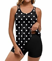 2 Piece Swimsuit for Women Tummy Control Bathing