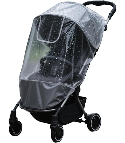 Joolz AER+ Buggy Rain Cover - Windproof & Waterproof Winter Stroller Accessory - Clear Baby Travel Weather Shield for Sun, Dust, and Snow Protection - Compact and Easy Storage