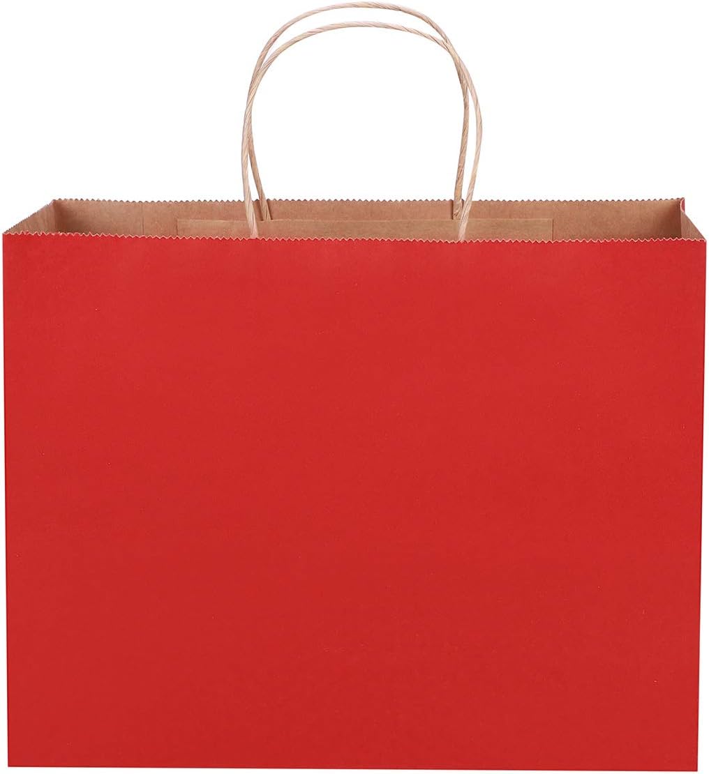 10pcs Kraft Paper Gift Bags Hen Party Bags Bride Gift Birthday Bag with Braided Handle Recyclable Shopping Tote Bag for Birthday Wedding Baby Shower Christmas Party Supplies Tote Bag - Image 4