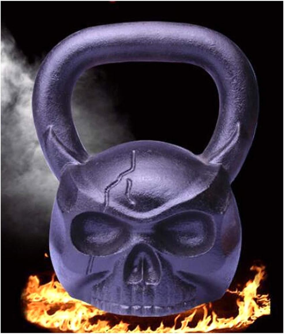 BaisdSport KettleBells, Skull Style Fitness Kettle-bell Kettlebell Lifting Dumbbell, Family Fitness Strength Training for Men And Women, 20KG