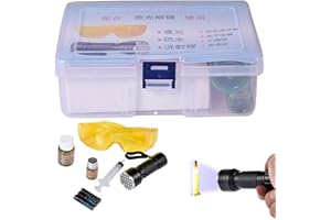 Uv Leak Detection Kit - Uv Dye Leak Detector Tool, Automotive Fluid Leak Detection Kit | Engine Oil & Coolant Leak Detector T