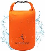 ioutdoor Waterproof Dry Bag 2L Orange Lightweight Compression Sack Kayaking