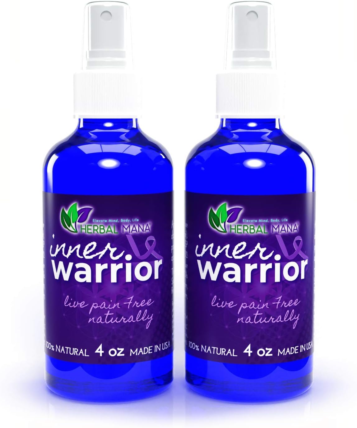 Amazon Com Inner Warrior 8 Oz Natural Pain Relief Cobalt Blue Glass Spray Bottle 99 995 Pure Pharmaceutical Grade Dmso Magnesium Oil Frankincense Lavender Chamomile Essential Oils Health Personal Care