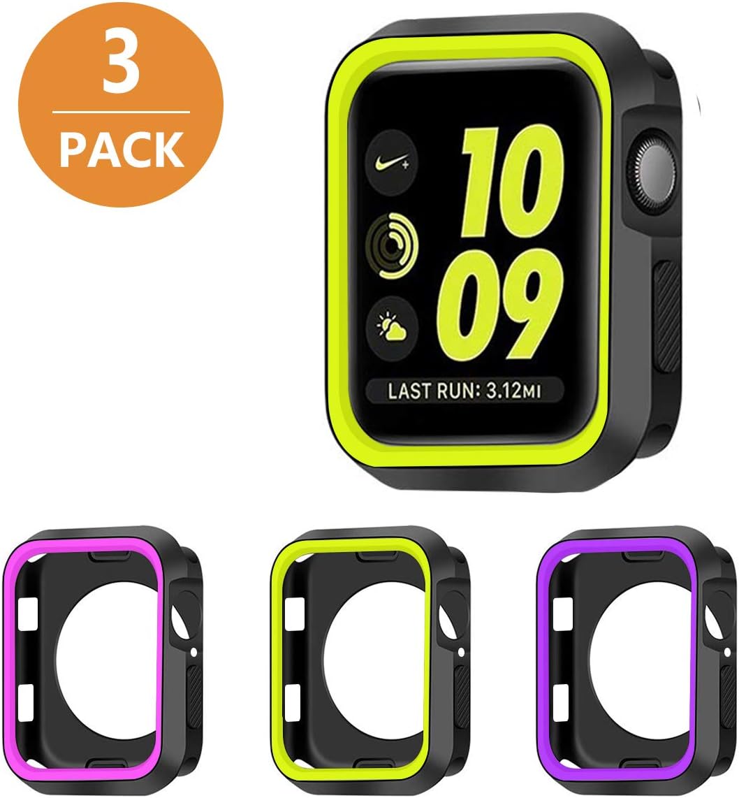 SYOSIN 3 IN 1 CASE (38mm, Pink, Fluorescent Green, Purple)