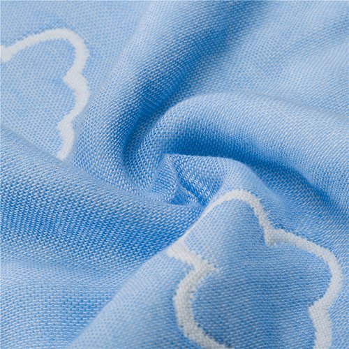 ARNZION Burp Cloths Large 20” by 10” 6 Layers Muslin Versatile Baby Boys Washcloths Nursing Cloths for Babies 100% Cotton 3 Pack - Thumbnail 4