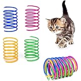 ethical pet wide durable heavy gauge plastic colorful springs cat toy
