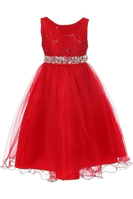 amazon red sequin dress