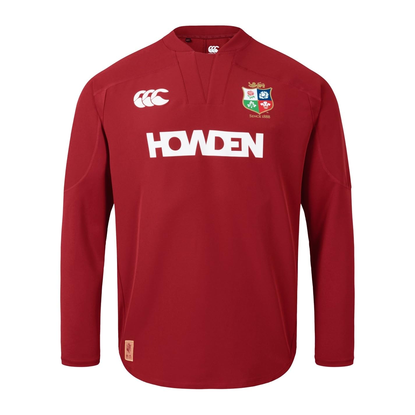 British & Irish Lions Canterbury Men's Official Canterbury Drill Top | Rugby Shirt | Water Resistant, Dark Sapphire, 4XL