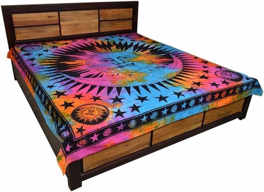 Indian Elephant Duvet Cover Single, Urban Mandala Throw, Cotton Quilt Cover, Bohemian Doona Cover