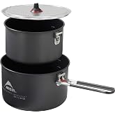 MSR Ceramic 2-Pot Nonstick Camping and Backpacking Cook Set, 1.5L / 2.5L | Ceramic 2 Pot Set