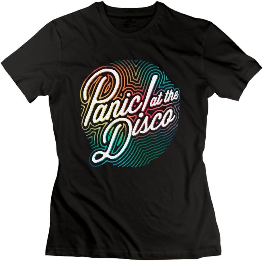 SEagleo Women's American Pop Rock Band Panic!at The Disco Color Logo Tees