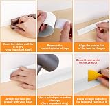flintronic Bath Sealant Strip 5m Self Adhesive PVC Sealing Tape 20-70mm view 6