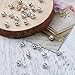 KISSITTY 100-Piece Tibetan Style Antique Silver Mini Corrugated Pumpkin Tiny Spacer Beads 4mm DIY Jewelry Making Metal Findings