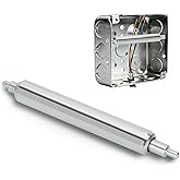 Steel Wire Pulling Roller, Professional Electrical Wire Pulling Tool, fits 4x4 Wire Pulling Guide, for 4" Electrical Box, Single Person Operation, Prevents Wire Scratches, Save time and Effort