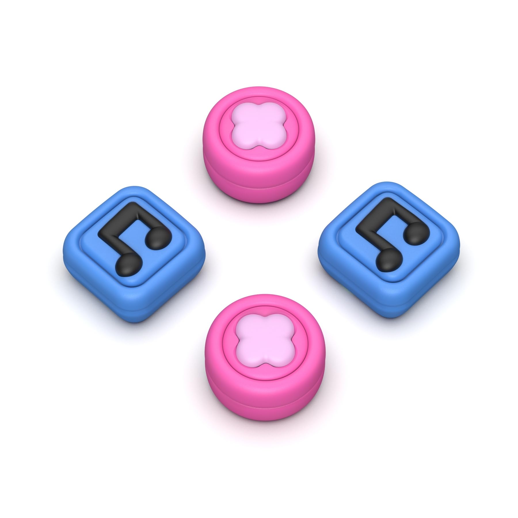 Thumbs Cushion Caps Thumb Grip Caps for Nintendo Switch, Joystick Caps for Nintendo Switch Lite, Thumbstick Caps for Nintendo Switch OLED, Analog Stick Cover for Joycon - Wonder Rhythm