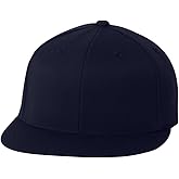 Premium Original Flexfit Flatbill Fitted 6210 Hat - Dark Navy