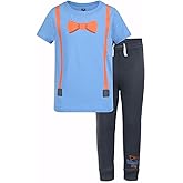 Blippi Boys 2 Piece Short Sleeve T-Shirt and Pants Set for Toddler and Big Kids