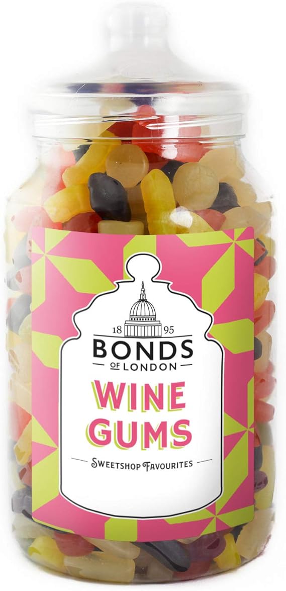 Bonds of London Wine Gums Jar, 2.1 kg Amazon.co.uk Grocery